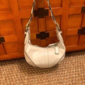Leather Coach saddlebag